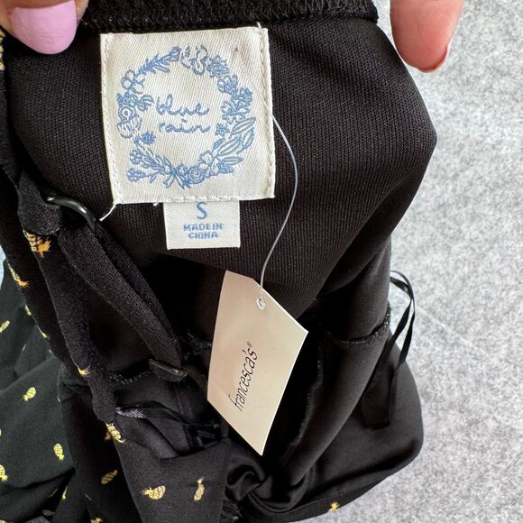 Blue Rain Women's‎ S NWT All Over Pineapple Print Mini Dress - Picture 7 of 8